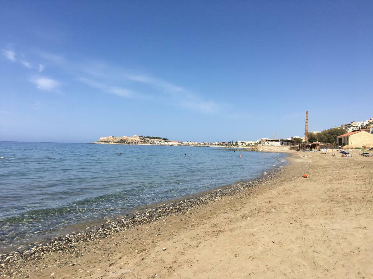 Koumpe Blue Sea View Apartment Rethymno  ภายนอก รูปภาพ