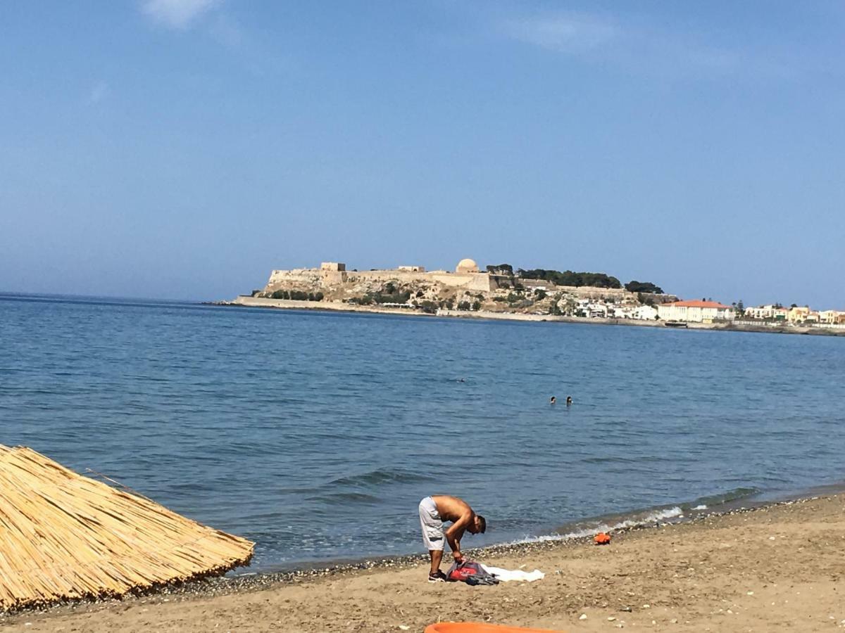 Koumpe Blue Sea View Apartment Rethymno  ภายนอก รูปภาพ